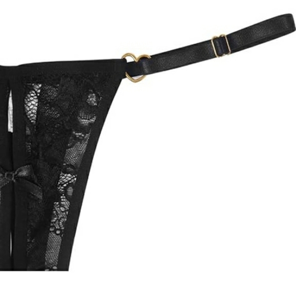 G-String Thongs Panties T Back Low Waist Seamless Underwear Black - Picture 7 of 8